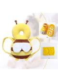 Baby Head Protector Baby Head Protector Backpack Baby Backpack Head Protection Head Protection Backpack Baby Walker Head Protector Baby Backpack with Baby Knee Pads and Socks (Bee)