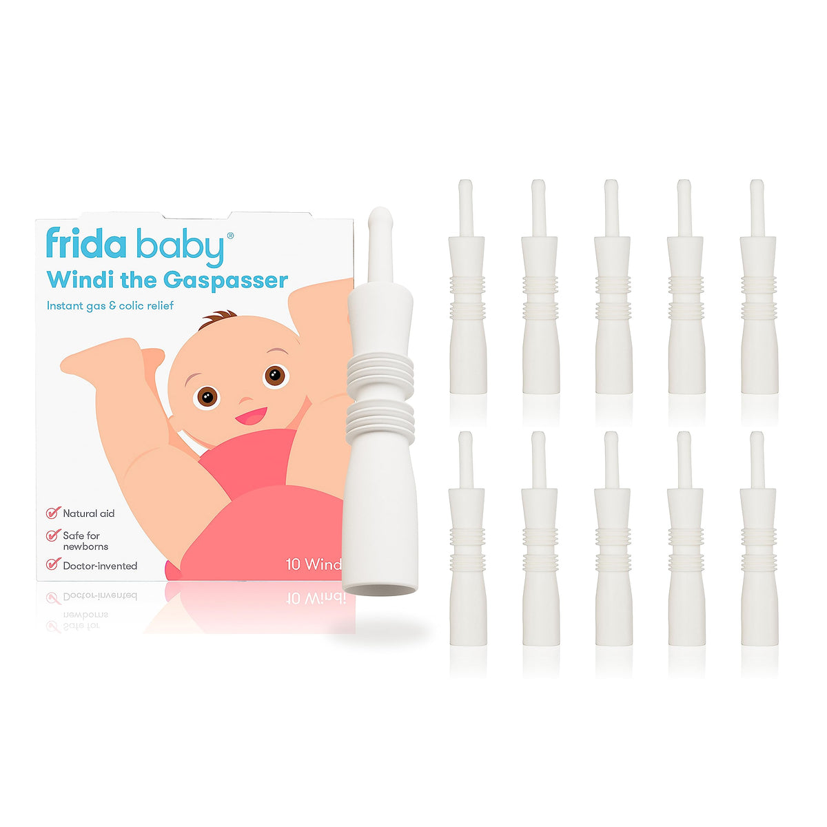 Frida Baby Windi Gas Passer Baby Gas Relief and Colic Baby Relief Baby Constipation Relief 10 Count
